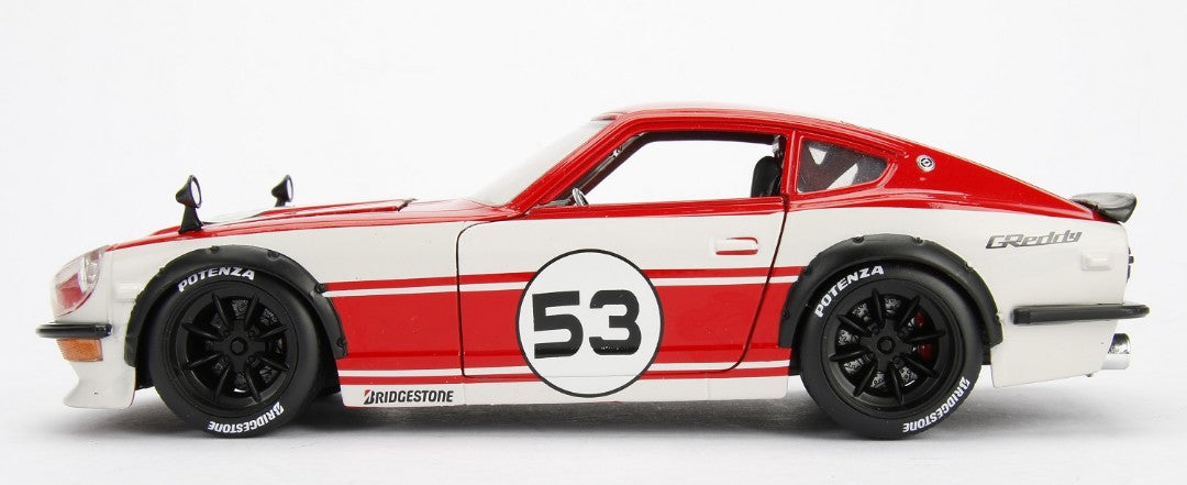 ミニカー 1972 DATSUN 240Z JDM TUNERS JADA JDM TUNERS 1972 DATSUN 240Z BLUE 1:24 DIECAST MODEL CAR