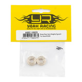 Brass Rear Axle Weights 5g each For Axial SCX30