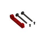 ARA330659 Support de suspension supérieur avant CNC en aluminium rouge