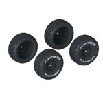 ARA550117 dBoots 'FORTRESS' Tire Set Glued (Black) (2 Pairs)