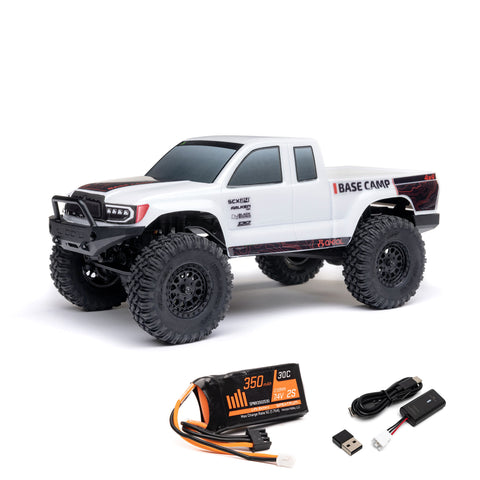 1/24 SCX24 Base Camp 4X4 RTR Brushed Rock Crawler (Battery & Charger Included)