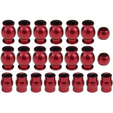 Ensemble complet de 22 boules pivotantes en aluminium Arrma 1/10