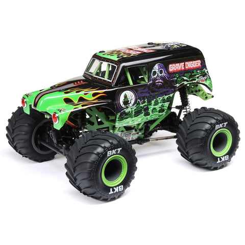 1/18 Mini LMT 4X4 Brushed Monster Truck RTR, Grave Digger