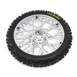 Dunlop MX53 monté sur pneu avant, chromé : PM-MX