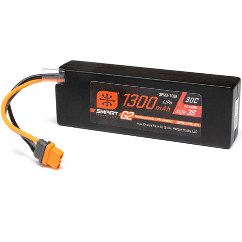 Batterie LiPo Smart G2 11,1 V 1 300 mAh 3S 30 C : connecteur IC2 