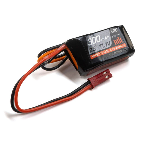 Batterie LiPo 300 mAh 3S 11,1 V 30C ; Connecteur JST