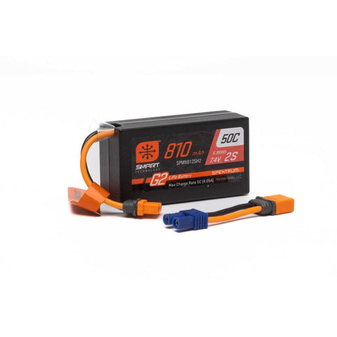 Batterie LiPo Smart G2 50C 810 mAh 2S 7,4 V ; IC2