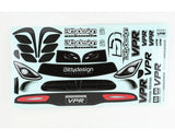 VPR 1/7 Supercar Body (Clear) (Arrma Felony)