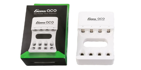 Chargeur de piles rechargeables Gens Ace AA et AAA NiMH C704A2