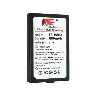 Batterie LiPo 800 mAh 1 S 3,7 V 60 x 35 x 5 mm 