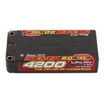 Redline 2.0 4200mAh 2S 7.6V 140C HV Shorty LiPo avec 5mm