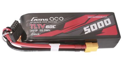 G-Tech 5000mAh 3S 11.1V 60C LiPo XT60 Plug