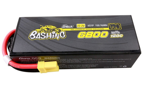 G-Tech Bashing Series 6800mAh 22.2V 120C 6S1P LiPo EC5