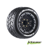 MT-Rocket 2.8" Removable Hex Black Whls 5.3" OD(2)