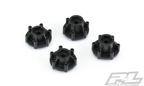 Adaptateurs hexagonaux SC 6x30 à 12 mm pour roue Pro-Line 6x30 SC