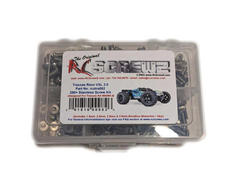 Stainless Steel Screw Set: Traxxas E-Revo 2.0 VXL