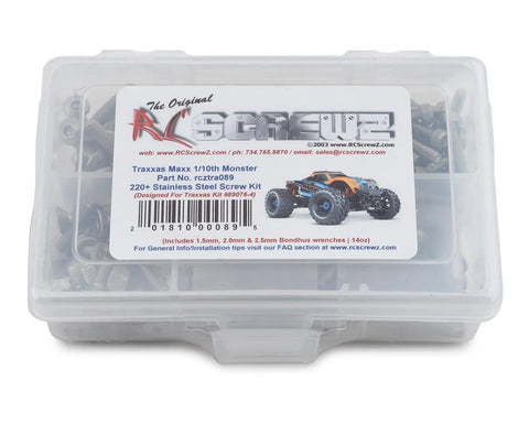 Stainless Steel Screw Kit - TRA Maxx 1:10 Monster