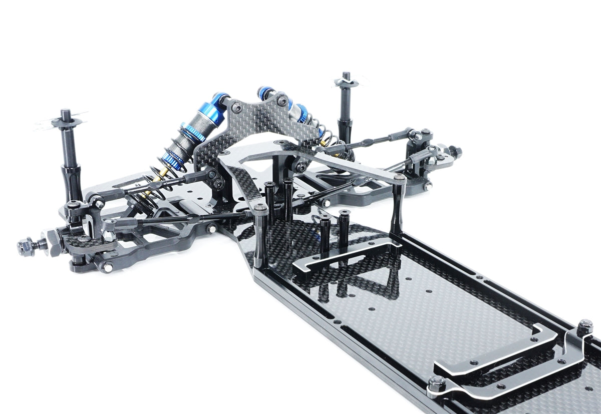 Drag Pak Maxim No Prep 1/10 Drag Race Chassis Kit w/DRC Super Flow Sho ...