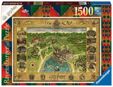Harry Potter La carte de Poudlard 1500 pièces