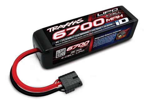 Batterie Lipo 4S 14.8V 25C 6700mAh ID (2890X)