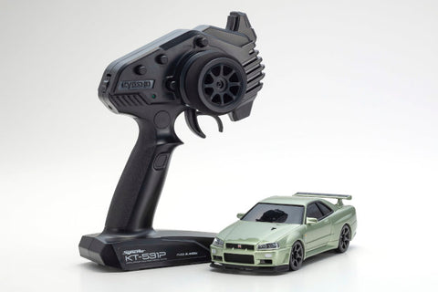 MINI-Z AWD Skyline GT-R (R34) V.Spec II Nur Millennium Jade