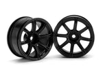 WORK EMOTION XC8 WHEEL 26mm BLACK (6mm OFFSET)(2pcs.)