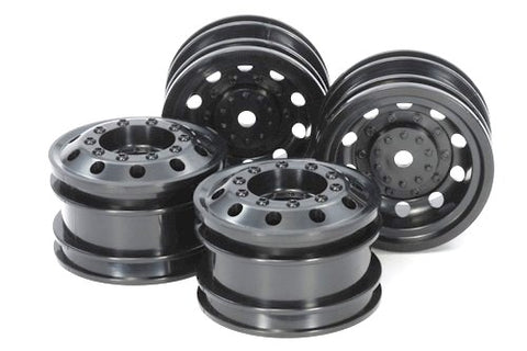 On Road Racing Truck Wheels (F&R/2pcs.Each)(Black)