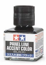 Panneau Accent couleur noir