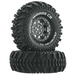 Deep Woods CR C3 Mounted 1.9" Crawler Tires, Chrome (2)