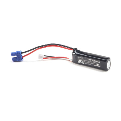 Batterie LiPo 7,4 V 600 mAh 2S 20C : EC3