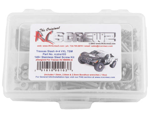 Stainless Steel Screw Kit: Slash 4x4 VXL TSM