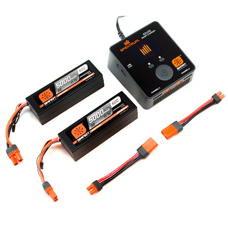 Ensemble Smart Powerstage 6S Surface : Batterie LiPo 3S 5000mAh (2) / Chargeur S2100