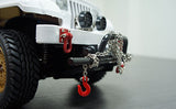 1/10 RC Rock Crawler Accessoire 96cm Longue Chaîne et Crochet Ensemble Rouge