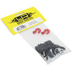 1/10 RC Rock Crawler Accessory 96cm Long Chain and Hook Set Red