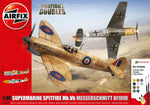 Spitfire Mk.Ia Messerschmitt Bf109E-4 Coffret cadeau double Dogfight