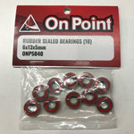 Rubber Sealed Bearings 6x13x5mm (10)