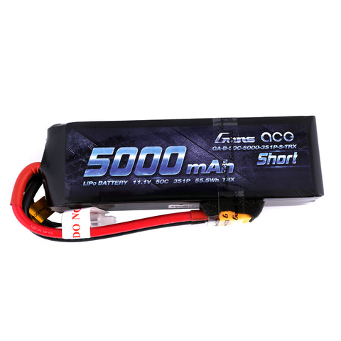 Batterie Lipo 3S 11.1V 50C 5000mAh Xt60 (Courte) (308)