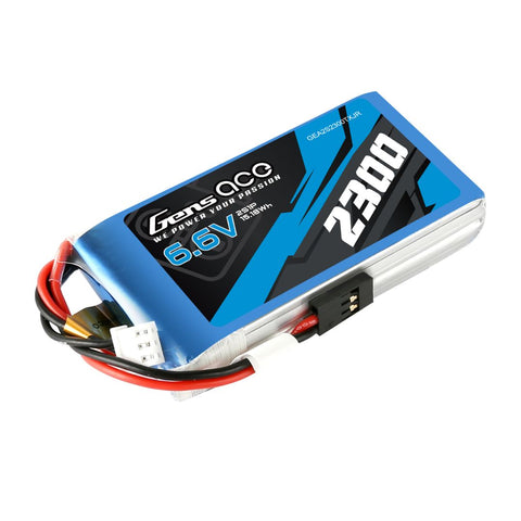 2300mAh 2S1P 6.6V Transmetteur LiFe Étui souple Prise JR-3P 