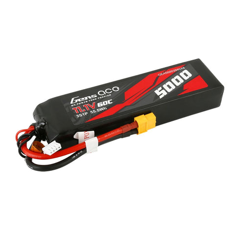 Batterie Lipo 3S 11.1V 60C 5000mAh XT60 (1108)