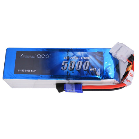 Batterie Lipo 6S 22.2V 45C 5000mAh EC5 (128)