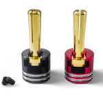 Bullet Plug Grips avec balles de 4 mm (noir/rouge) 