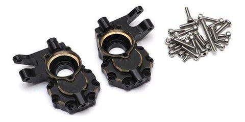 Traxxas TRX-4 Brass Portal Drive Housing-Black (2)