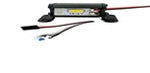 Barre lumineuse en aluminium 1/10 - 1 LED - Noir