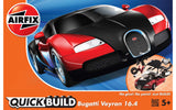 QUICKBUILD Bugatti 16.4 Veyron noir/rouge 