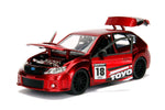 1/24 "JDM Tuners" 2012 Subaru Impreza WRX STI - Rouge Bonbon