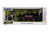 1/24 "Just Trucks" 2007 Jeep Wrangler avec pneus supplémentaires Noir