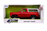 1/24 "Just Trucks" 1980 Chevy K5 Blazer Off Road - Rouge