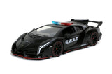 1/24 "Hyper-Spec" Lamborghini Veneno S.W.A.T - Black