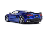 1/24 "BIGTIME Muscle" 2020 Corvette Stingray - Bleu Bonbon