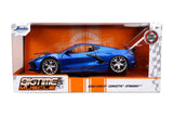 1/24 "BIGTIME Muscle" 2020 Corvette Stingray - Bleu Bonbon